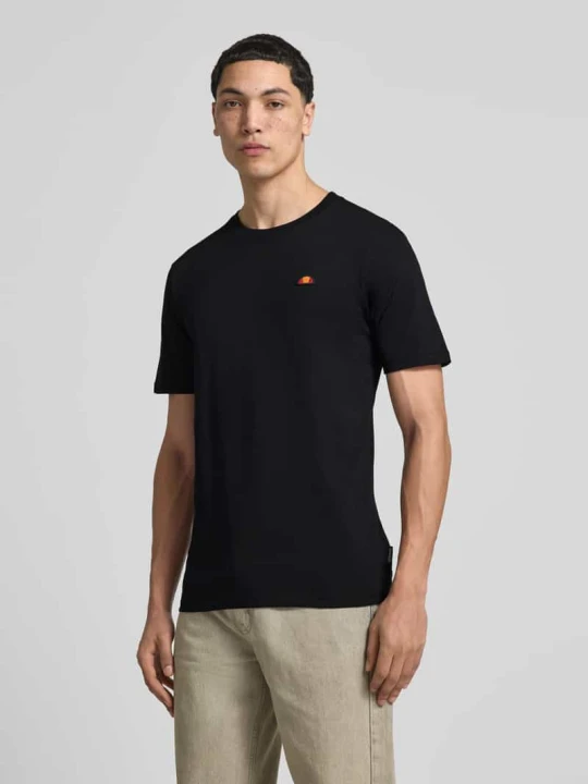 Zdjęcie produktu T-shirt z przeszyciem z logo model 'CASSICA' Ellesse Czarny