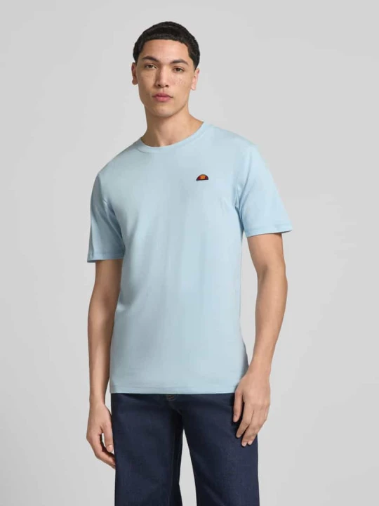 Zdjęcie produktu T-shirt z przeszyciem z logo model 'CASSICA' Ellesse Jasnoniebieski
