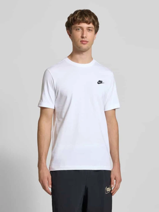Zdjęcie produktu T-shirt z przeszyciem z logo Nike Biały