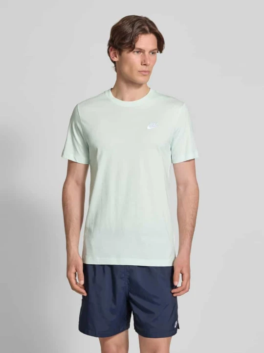 Zdjęcie produktu T-shirt z przeszyciem z logo Nike Miętowy