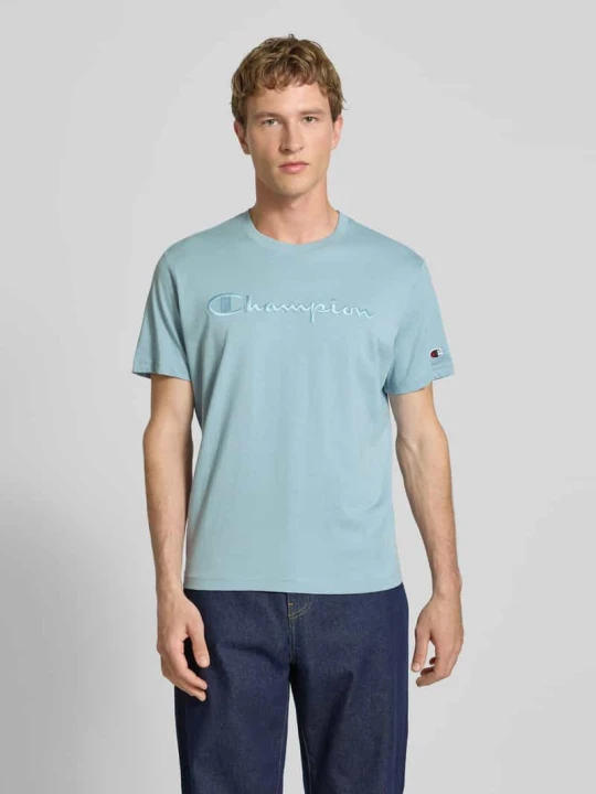 Zdjęcie produktu T-shirt z przeszyciem z logo z okrągłym dekoltem Champion