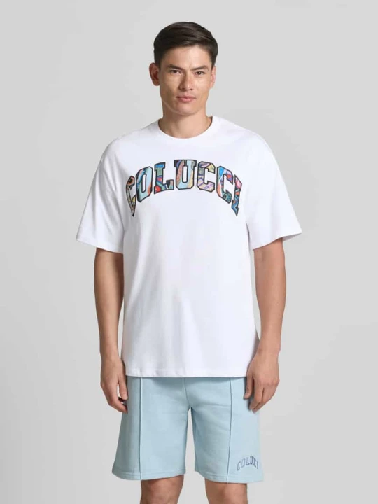 Zdjęcie produktu T-shirt z rękawem 1/2 COLUCCI Biały