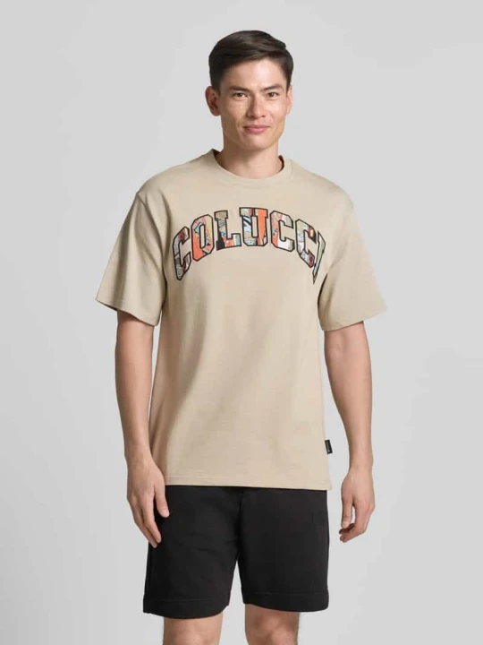 Zdjęcie produktu T-shirt z rękawem 1/2 COLUCCI Błotnisty