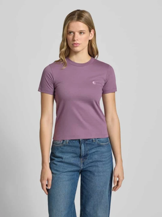Zdjęcie produktu t-shirt z rękawem o dł. 1/2 model 'Luca' Carhartt WIP Różowy