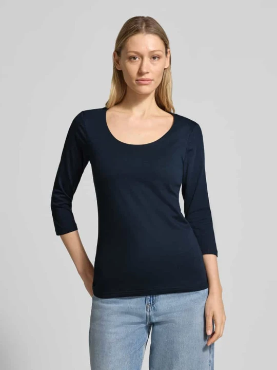 Zdjęcie produktu T-shirt z rękawem o dł. 3 / 4 Model 'Pylle' Soyaconcept Granatowy
