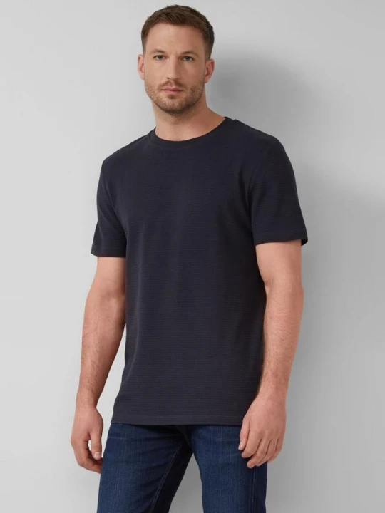 Zdjęcie produktu T-shirt z teksturowanego dżerseju s.Oliver niebieski