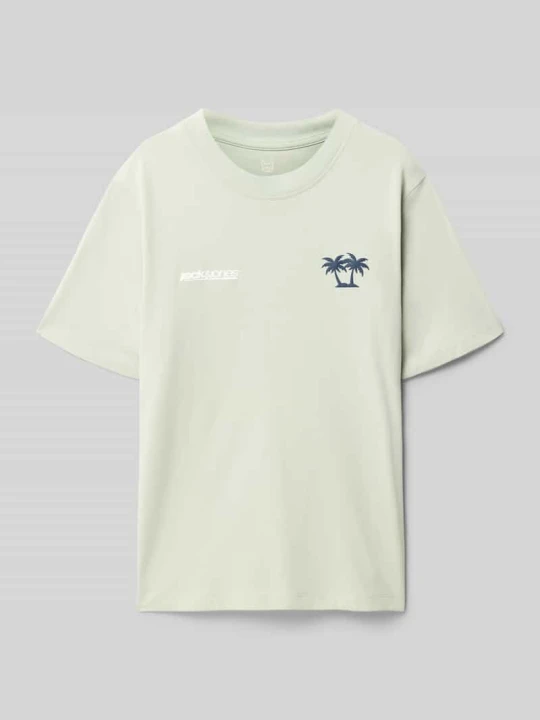 Zdjęcie produktu t-shirt z tylnym nadrukiem z motywem Jack&Jones Trzcinowy