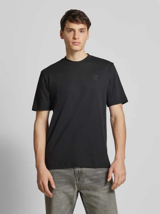 Zdjęcie produktu T-shirt z wyhaftowanym logo adidas Originals Czarny