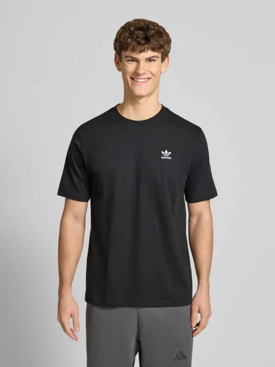 Zdjęcie produktu T-shirt z wyhaftowanym logo adidas Originals Czarny