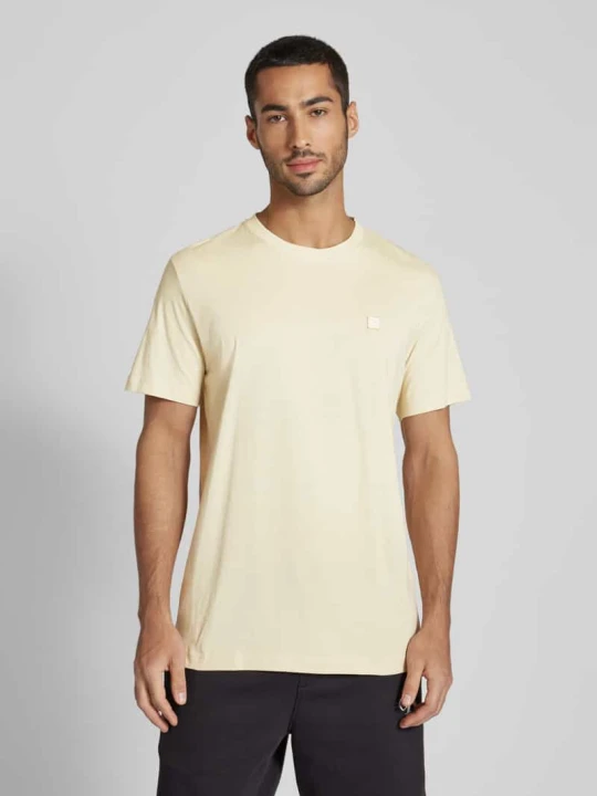 Zdjęcie produktu T-shirt z wyhaftowanym logo Calvin Klein Jeans Trawiasty zielony