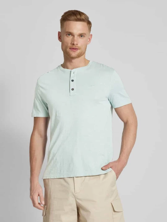 Zdjęcie produktu T-shirt z wyhaftowanym logo Camel Active Turkusowy
