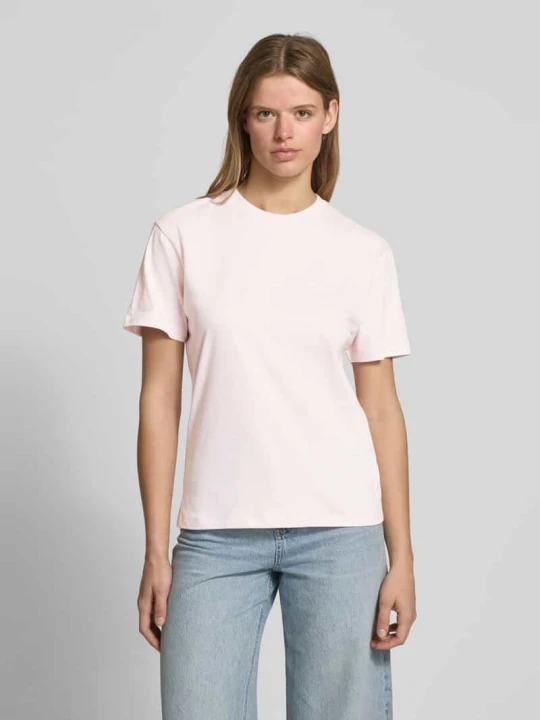 Zdjęcie produktu T-shirt z wyhaftowanym logo Carhartt WIP Jasnoróżowy