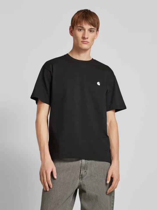 Zdjęcie produktu T-shirt z wyhaftowanym logo Carhartt WIP Czarny