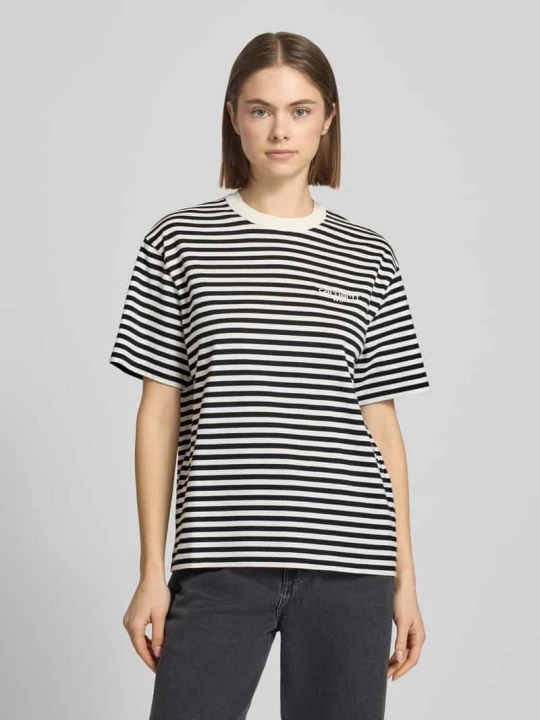 Zdjęcie produktu T-shirt z wyhaftowanym logo Carhartt WIP Czarny