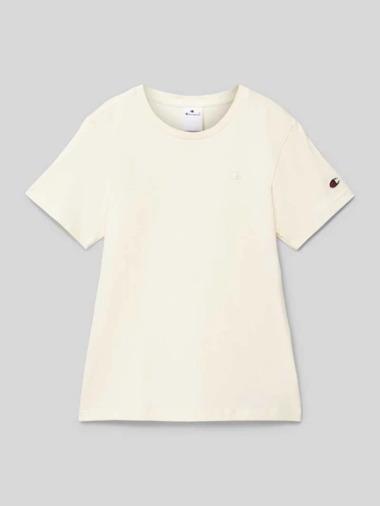 Zdjęcie produktu T-shirt z wyhaftowanym logo Champion Écru