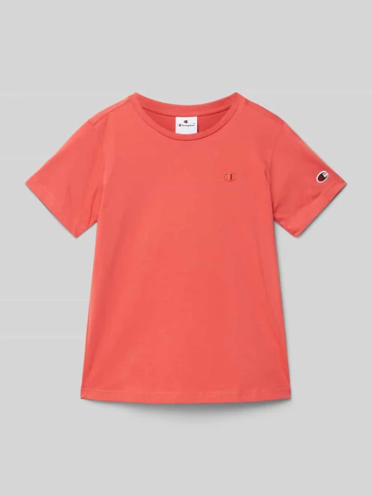 Zdjęcie produktu T-shirt z wyhaftowanym logo Champion Czerwony