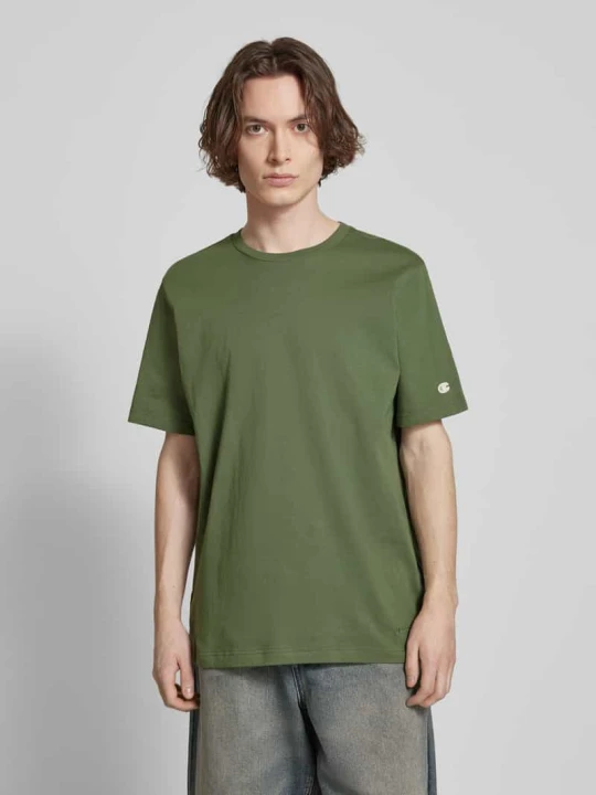 Zdjęcie produktu T-shirt z wyhaftowanym logo Champion Oliwkowy