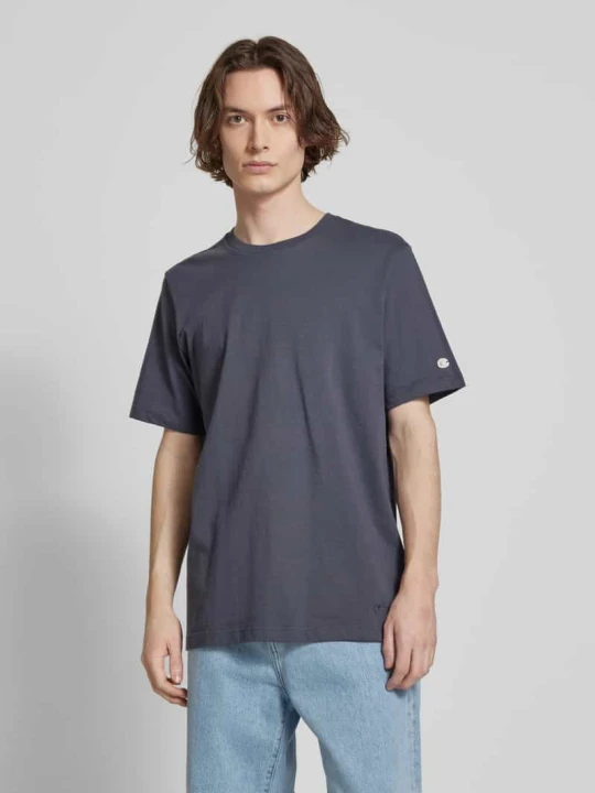 Zdjęcie produktu T-shirt z wyhaftowanym logo Champion Antracytowy