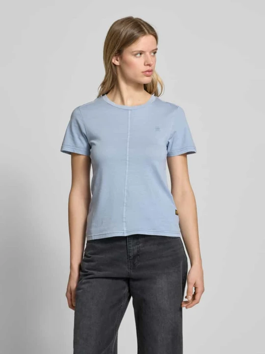 Zdjęcie produktu T-shirt z wyhaftowanym logo G-Star Raw Czarny