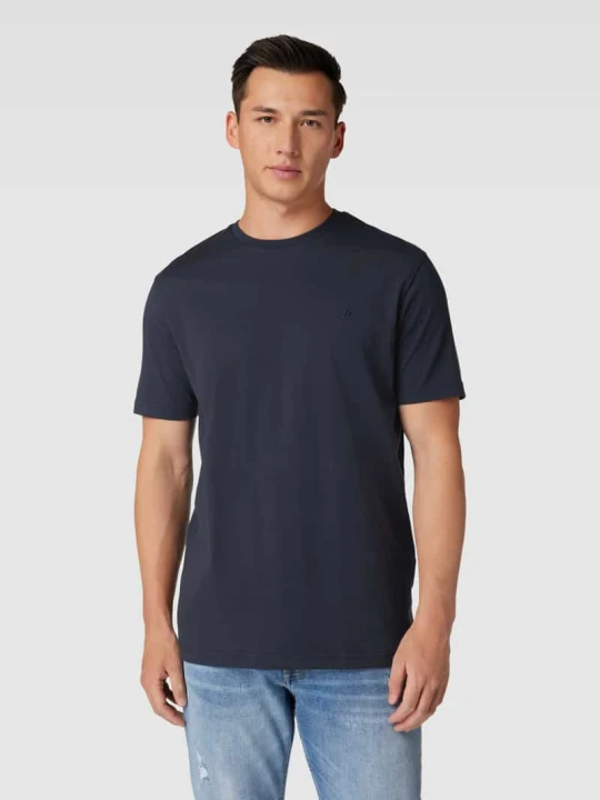 Zdjęcie produktu Zestaw t-shirtów z wyhaftowanym logo HECHTER PARIS Granatowy