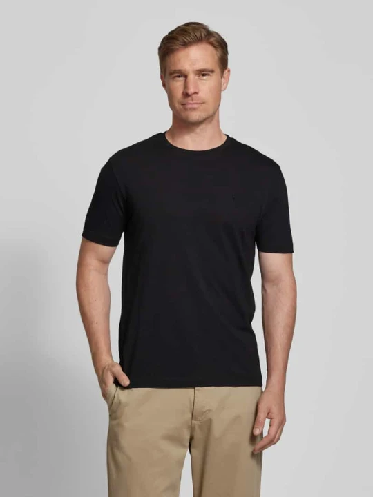 Zdjęcie produktu Zestaw t-shirtów z wyhaftowanym logo HECHTER PARIS Czarny