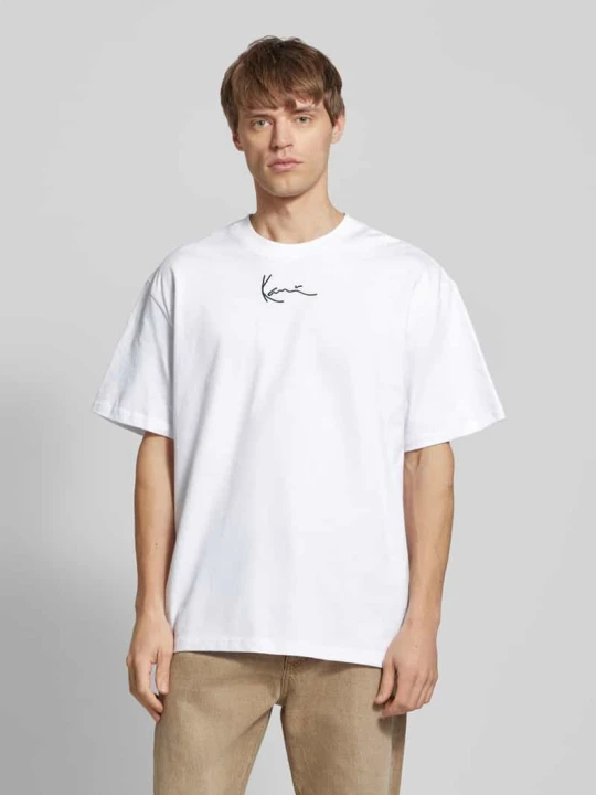 Zdjęcie produktu T-shirt z wyhaftowanym logo Karl Kani Jasnoniebieski