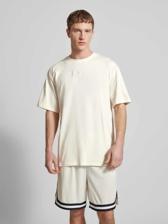 Zdjęcie produktu T-shirt z wyhaftowanym logo Karl Kani Złamany biały