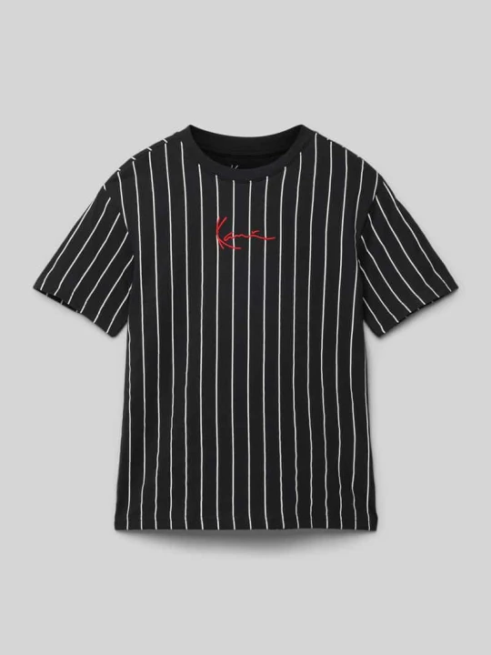Zdjęcie produktu T-shirt z wyhaftowanym logo Karl Kani Czarny
