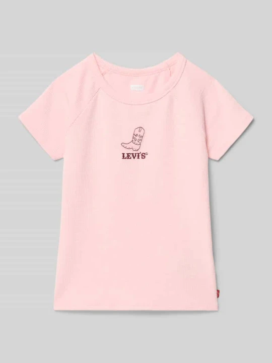 Zdjęcie produktu T-shirt z wyhaftowanym logo Levi's Różowy