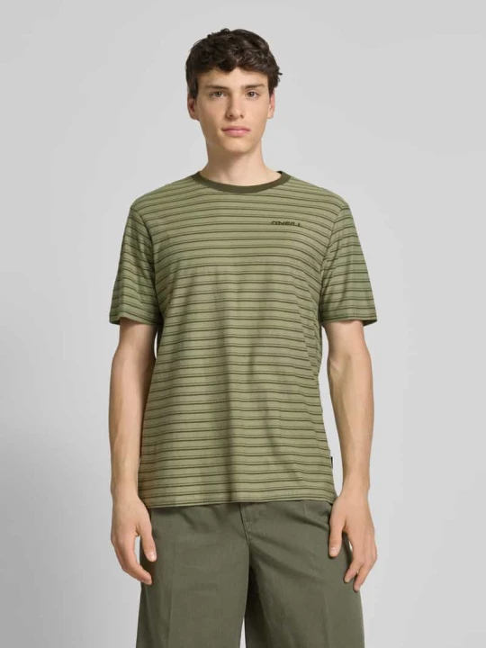 Zdjęcie produktu T-shirt z wyhaftowanym logo O'Neill Oliwkowy