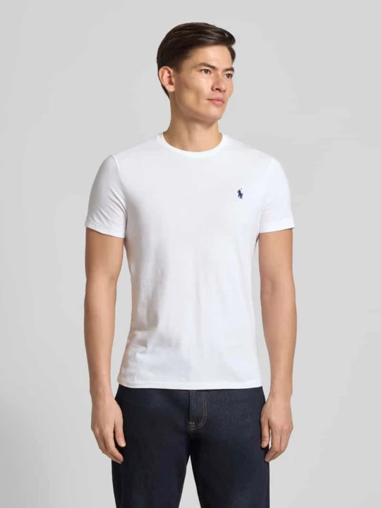 Zdjęcie produktu T-shirt z wyhaftowanym logo Polo Ralph Lauren Czarny