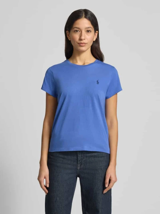 Zdjęcie produktu T-shirt z wyhaftowanym logo Polo Ralph Lauren Niebieski