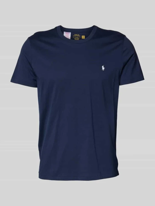 Zdjęcie produktu T-shirt z wyhaftowanym logo Polo Ralph Lauren Granatowy