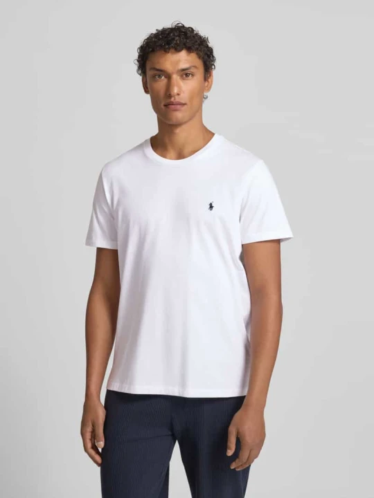 Zdjęcie produktu T-shirt z wyhaftowanym logo Polo Ralph Lauren Biały