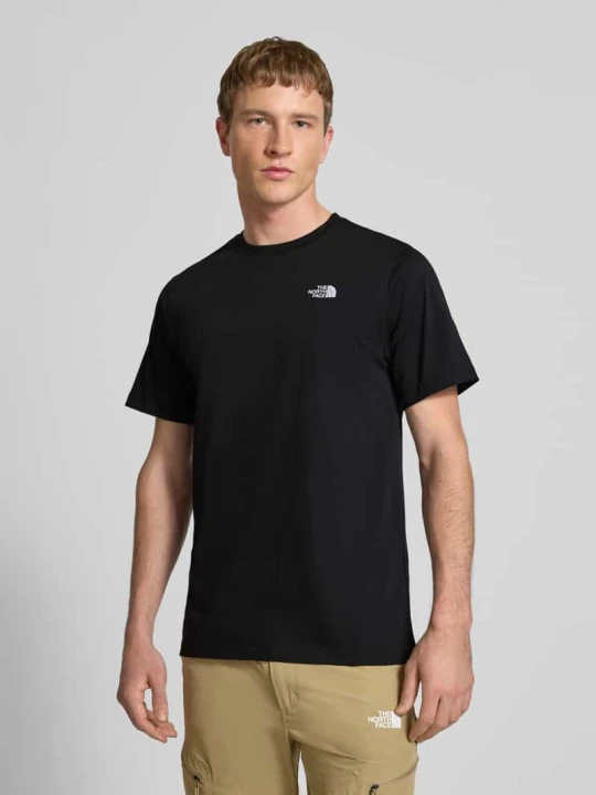 Zdjęcie produktu T-shirt z wyhaftowanym logo The North Face Czarny
