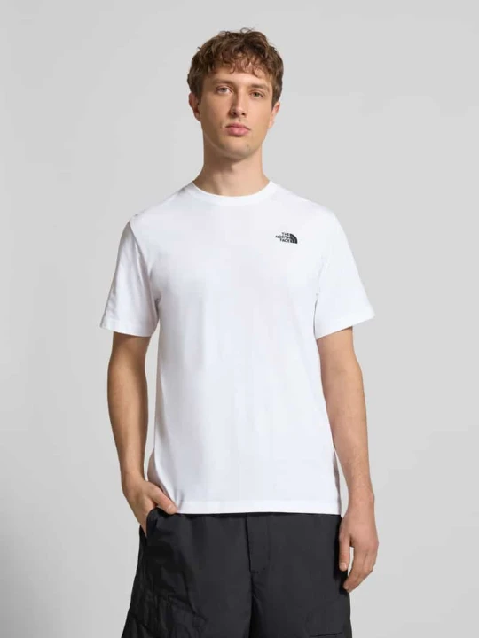 Zdjęcie produktu T-shirt z wyhaftowanym logo The North Face Biały