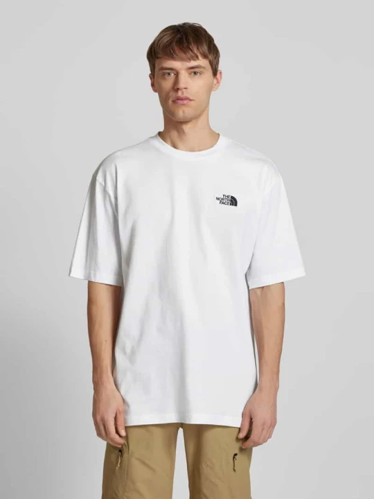 Zdjęcie produktu T-shirt z wyhaftowanym logo The North Face Biały