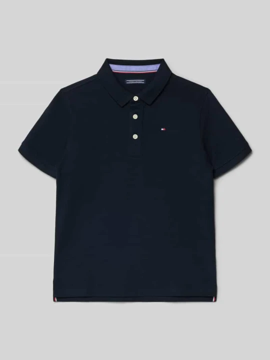 Zdjęcie produktu T-shirt z wyhaftowanym logo Tommy Hilfiger Granatowy