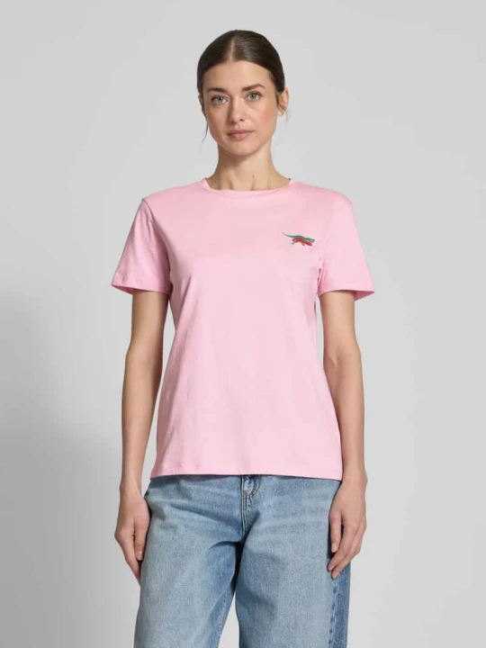 Zdjęcie produktu T-shirt z wyhaftowanym motywem Jake*s Fuksjowy