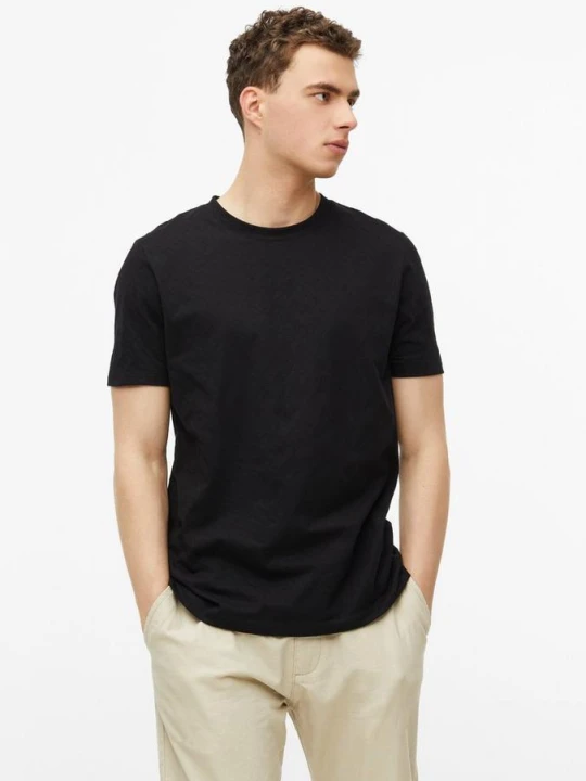Zdjęcie produktu T-shirt z żakardową strukturą s.Oliver czarny