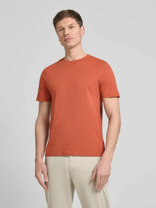 Zdjęcie produktu T-shirt ze stójką MCNEAL Terakotowy