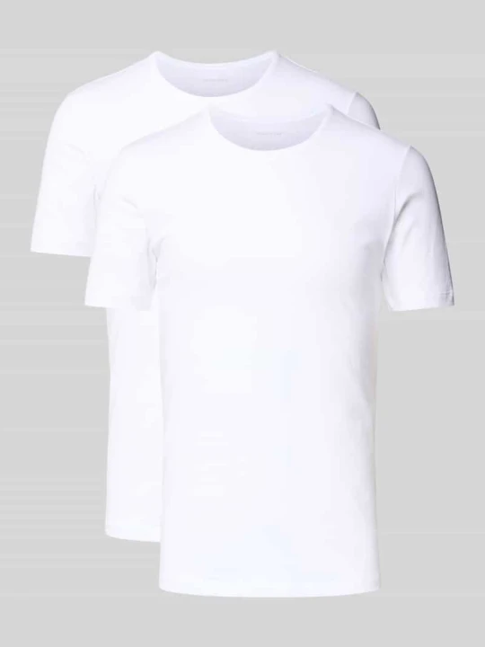 Zdjęcie produktu T-shirt ze streczem w zestawie 2 szt. Schiesser Biały