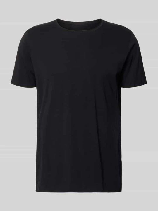 Zdjęcie produktu T-shirt ze zrolowanym brzegiem Filippa K Czarny