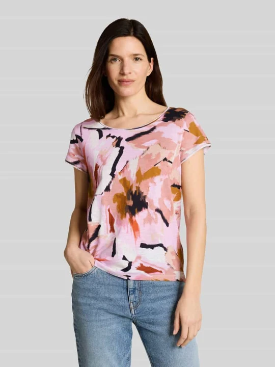 Zdjęcie produktu T-shirty o kroju regular fit z czystej bawełny Tom Tailor Jasnoczerwony