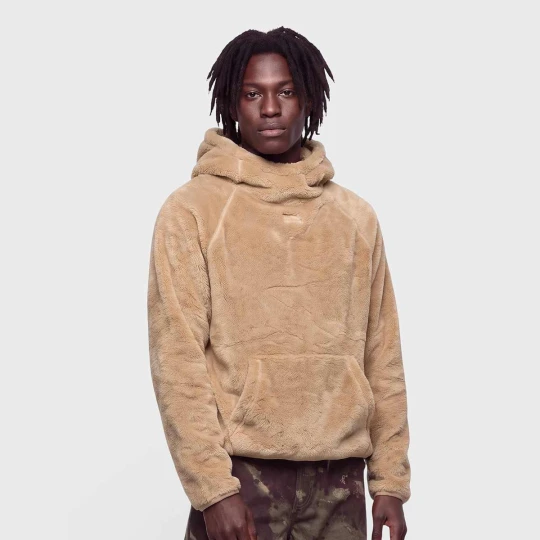 Zdjęcie produktu Tag Logo Teddy Hoodie K1X beż