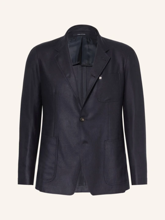 Zdjęcie produktu Tagliatore Jedwabna Marynarka O Kroju Slim Fit blau GRANATOWY