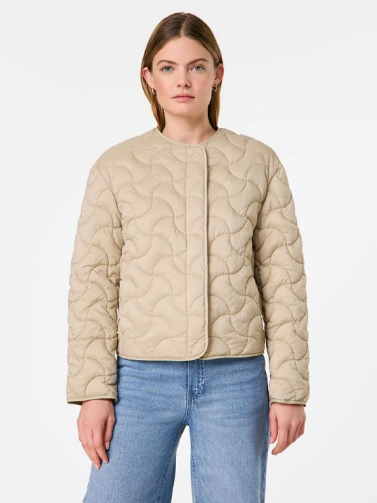 Zdjęcie produktu Gerry Weber Kurtka pikowana w kolorze beżowym rozmiar: 40