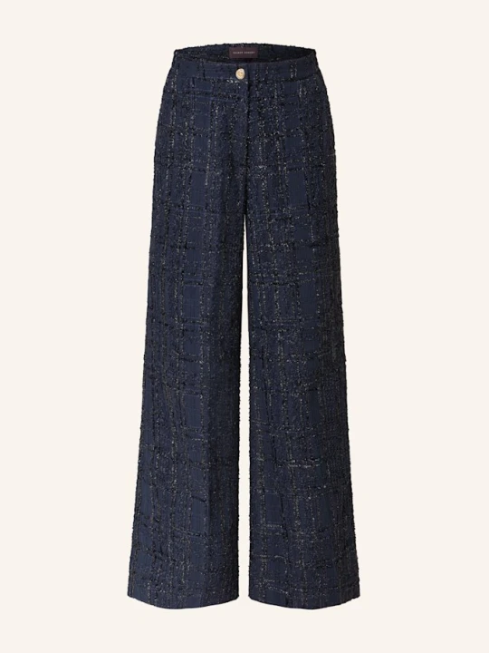Zdjęcie produktu Talbot Runhof Spodnie Marlena Z Tweedu Z Błyszczącą Przędzą blau GRANATOWY