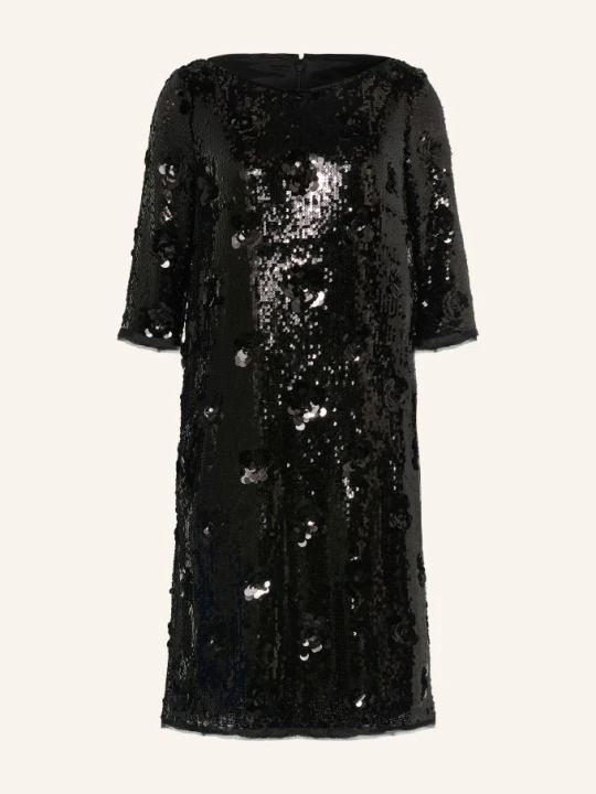 Zdjęcie produktu Talbot Runhof Sukienka Koktajlowa Z Rękawami 3 / 4 I Cekinami schwarz 999 BLACK