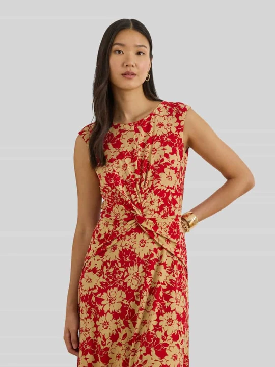 Zdjęcie produktu Taliowana sukienka casualowa z kwiatowym wzorem Lauren Ralph Lauren